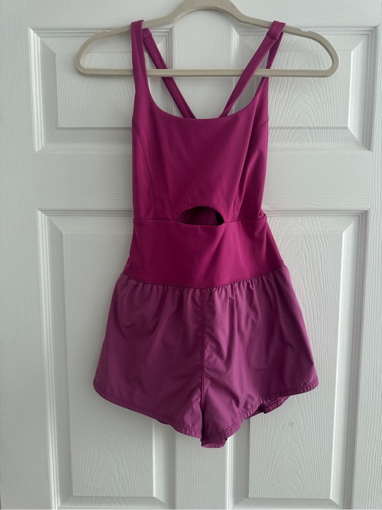 FP Movement by Free People Other - FP Movement by Free People Fuchsia Mesh Active Romper